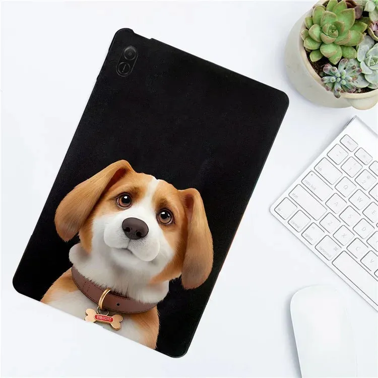 For Honor Pad X8a Case Pattern Printing Slim TPU Tablet Protective Cover