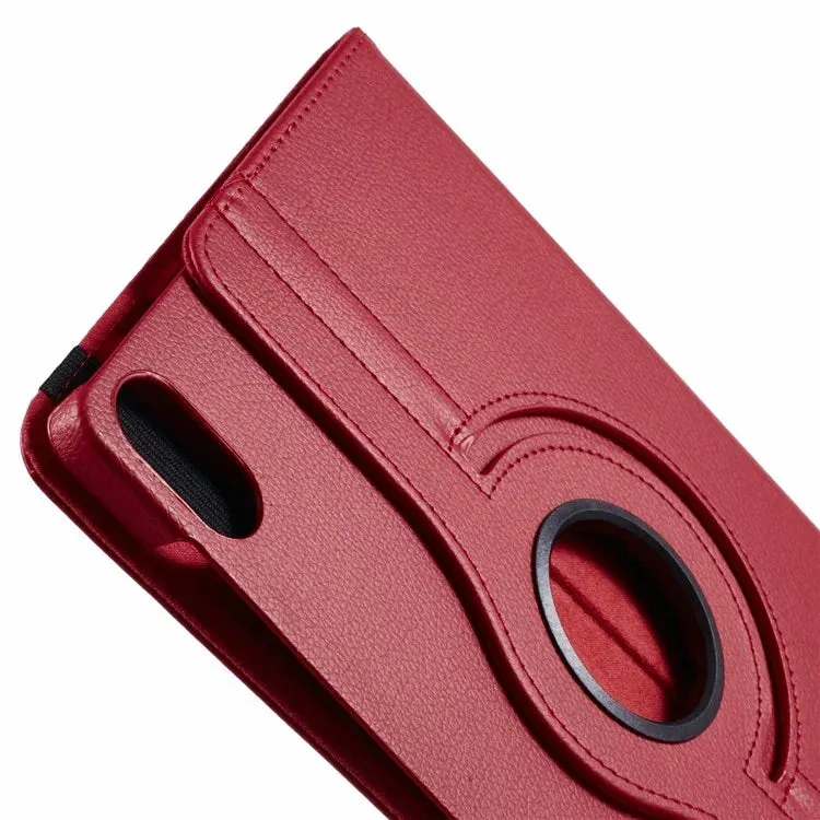 For Honor Pad X8a / Pad X9 Case Rotating Stand PU Leather PC Tablet Cover with Elastic Band