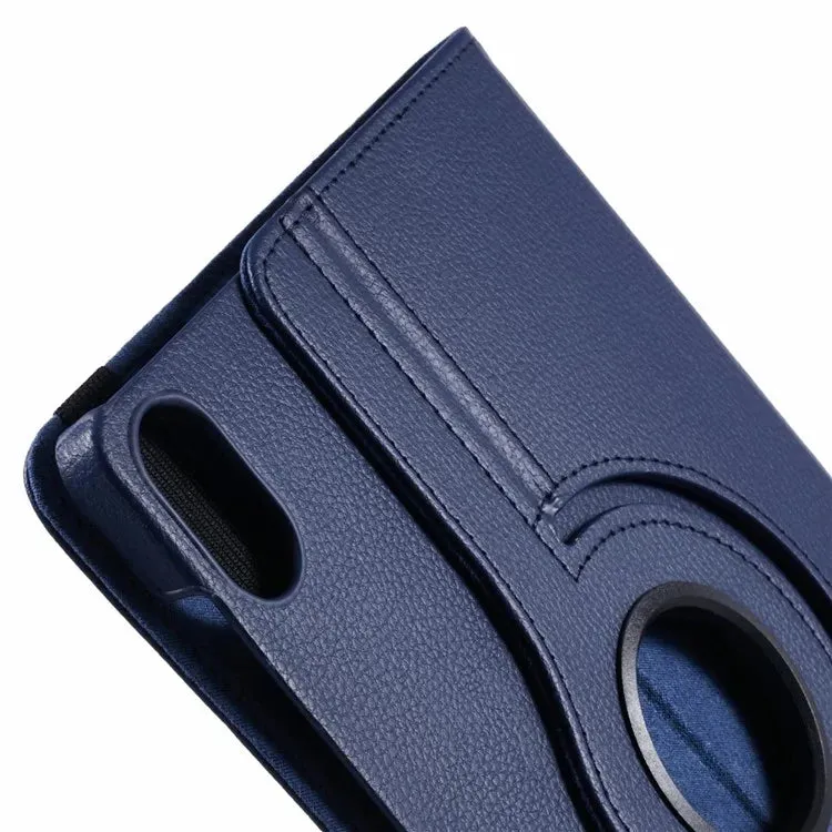For Honor Pad X8a / Pad X9 Case Rotating Stand PU Leather PC Tablet Cover with Elastic Band