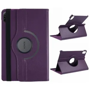 For Honor Pad X8a / Pad X9 Case Rotating Stand PU Leather PC Tablet Cover with Elastic Band