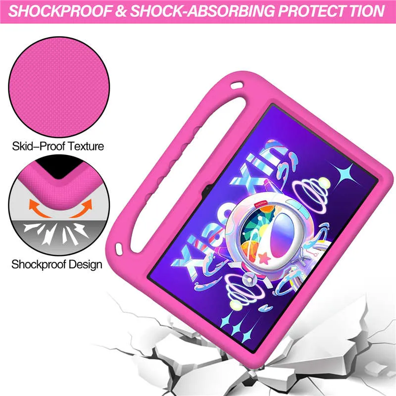 For Lenovo Xiaoxin Pad 2022 Case Kids Shockproof with Pencil Holder Tablet Cover For Xiaoxin Pad P12 10.6'' TB128FU TB125F