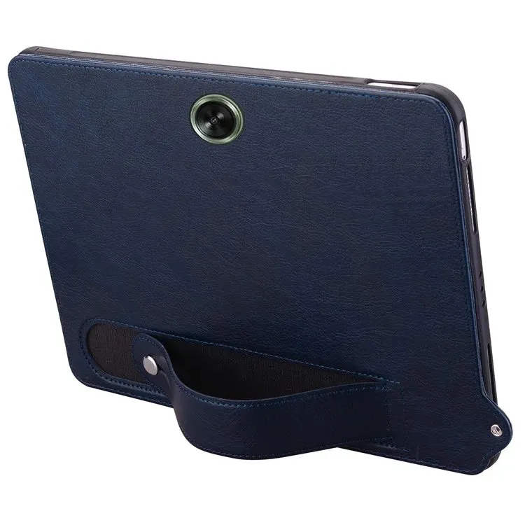For OnePlus Pad Go / Oppo Pad Air 2 Case Hand Strap Kickstand Leather Tablet Cover