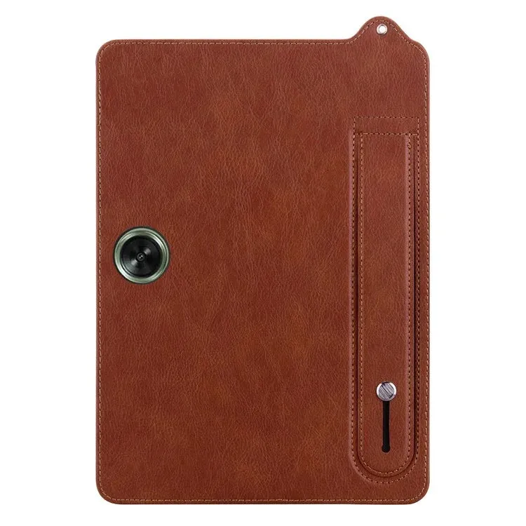 For OnePlus Pad Go / Oppo Pad Air 2 Case Hand Strap Kickstand Leather Tablet Cover