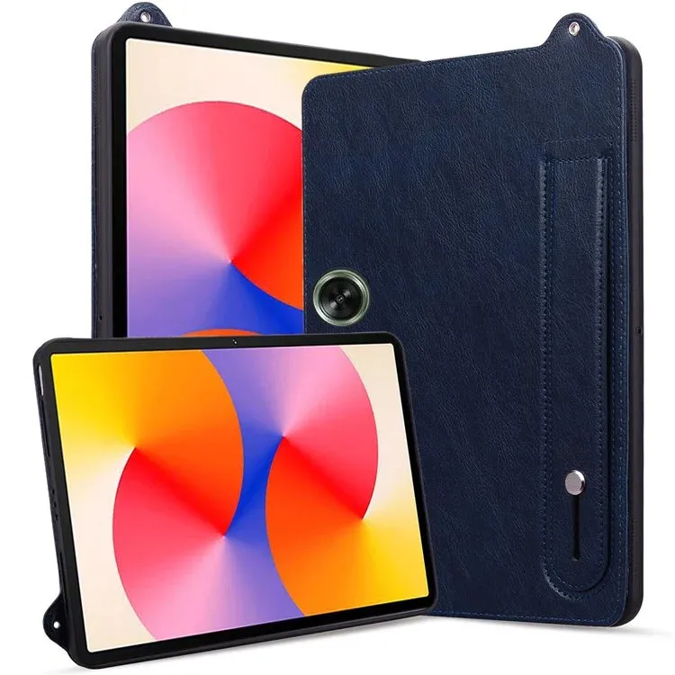 For OnePlus Pad Go / Oppo Pad Air 2 Case Hand Strap Kickstand Leather Tablet Cover