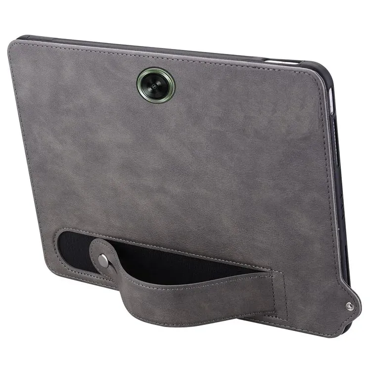 For OnePlus Pad Go / Oppo Pad Air 2 Case Hand Strap Kickstand Leather Tablet Cover