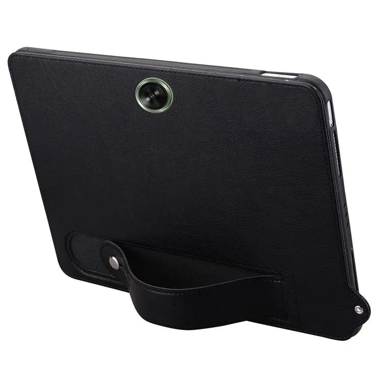 For OnePlus Pad Go / Oppo Pad Air 2 Case Hand Strap Kickstand Leather Tablet Cover