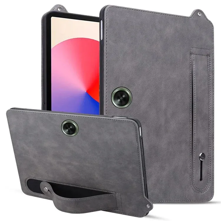 For OnePlus Pad Go / Oppo Pad Air 2 Case Hand Strap Kickstand Leather Tablet Cover