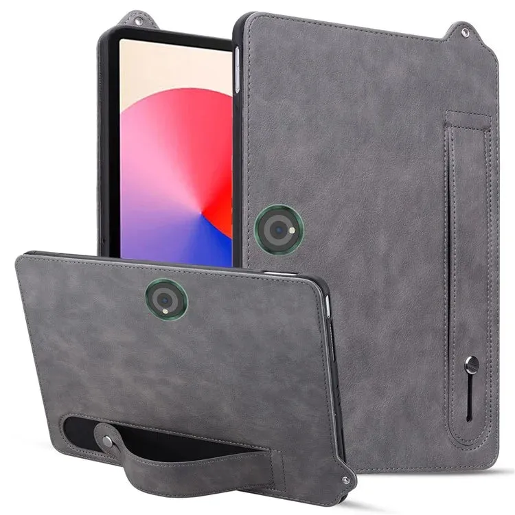 For OnePlus Pad / Oppo Pad 2 Tablet Case Hand Strap Kickstand Leather Cover