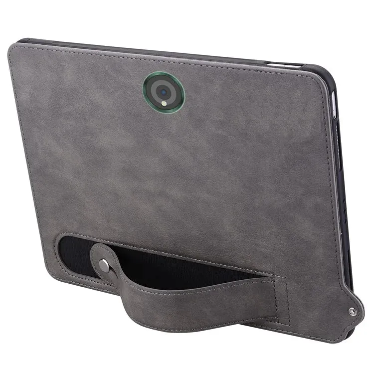 For OnePlus Pad / Oppo Pad 2 Tablet Case Hand Strap Kickstand Leather Cover