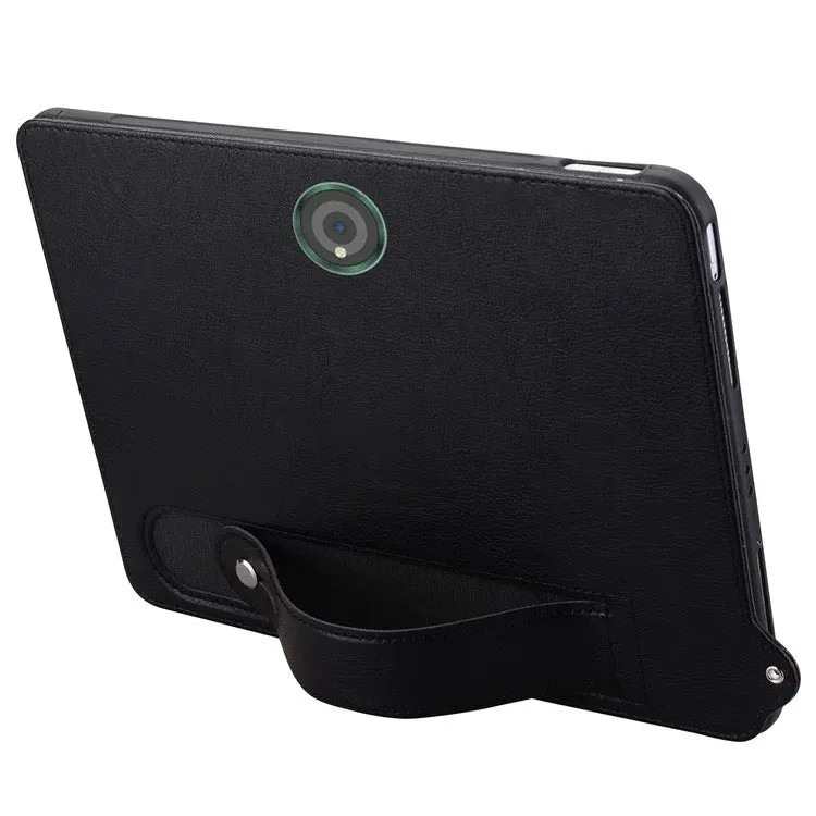 For OnePlus Pad / Oppo Pad 2 Tablet Case Hand Strap Kickstand Leather Cover