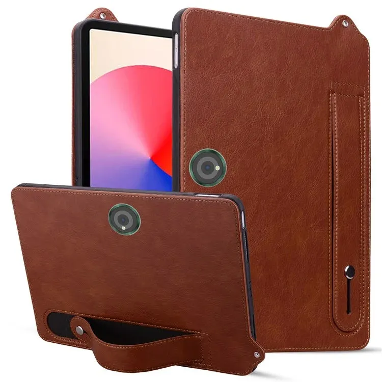 For OnePlus Pad / Oppo Pad 2 Tablet Case Hand Strap Kickstand Leather Cover