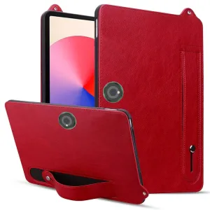 For OnePlus Pad / Oppo Pad 2 Tablet Case Hand Strap Kickstand Leather Cover