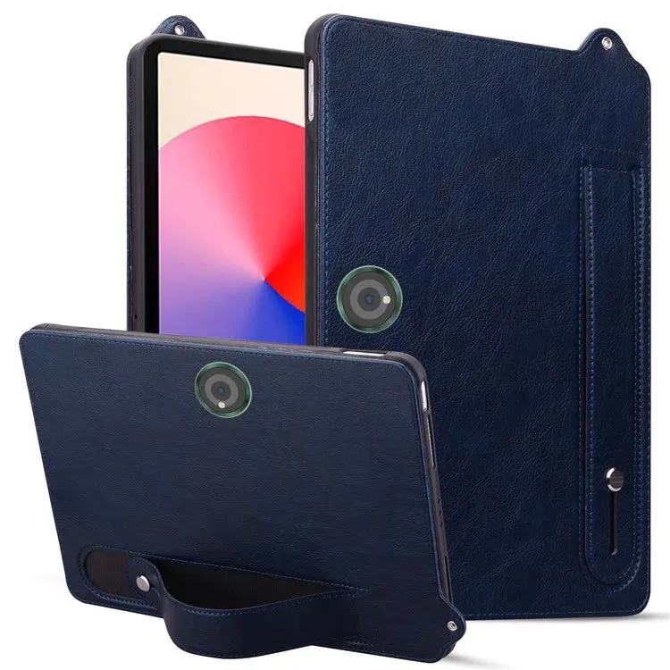 For OnePlus Pad Pro Case Hand Strap Kickstand Leather Tablet Cover