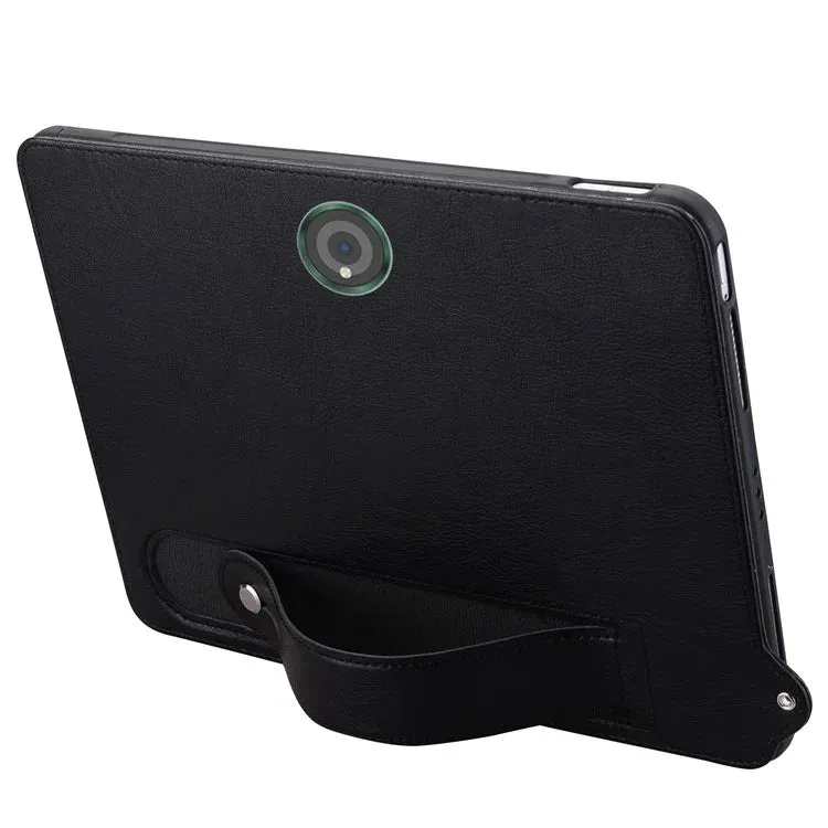 For OnePlus Pad Pro Case Hand Strap Kickstand Leather Tablet Cover