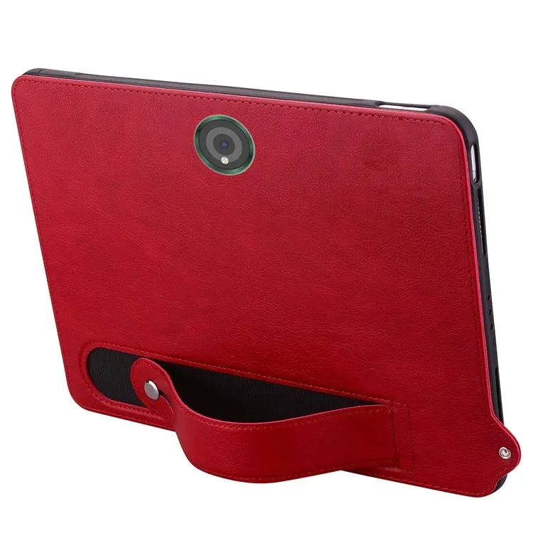 For OnePlus Pad Pro Case Hand Strap Kickstand Leather Tablet Cover