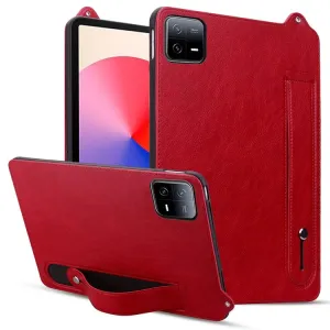 For Xiaomi Pad 6 / Pad 6 Pro Case Hand Strap Kickstand Leather Tablet Cover