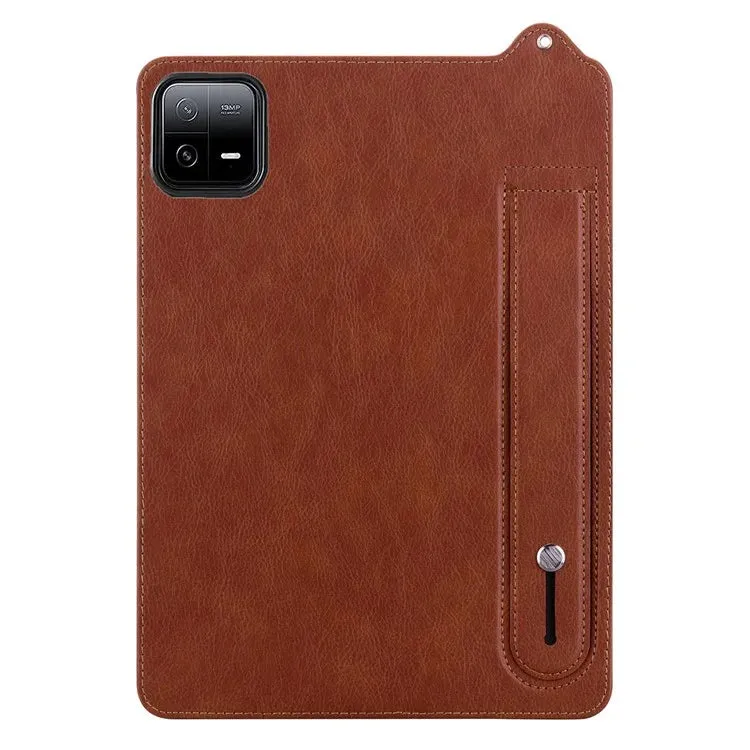 For Xiaomi Pad 6 / Pad 6 Pro Case Hand Strap Kickstand Leather Tablet Cover