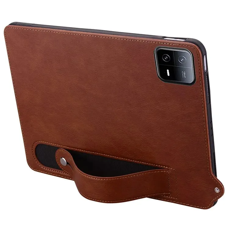 For Xiaomi Pad 6 / Pad 6 Pro Case Hand Strap Kickstand Leather Tablet Cover