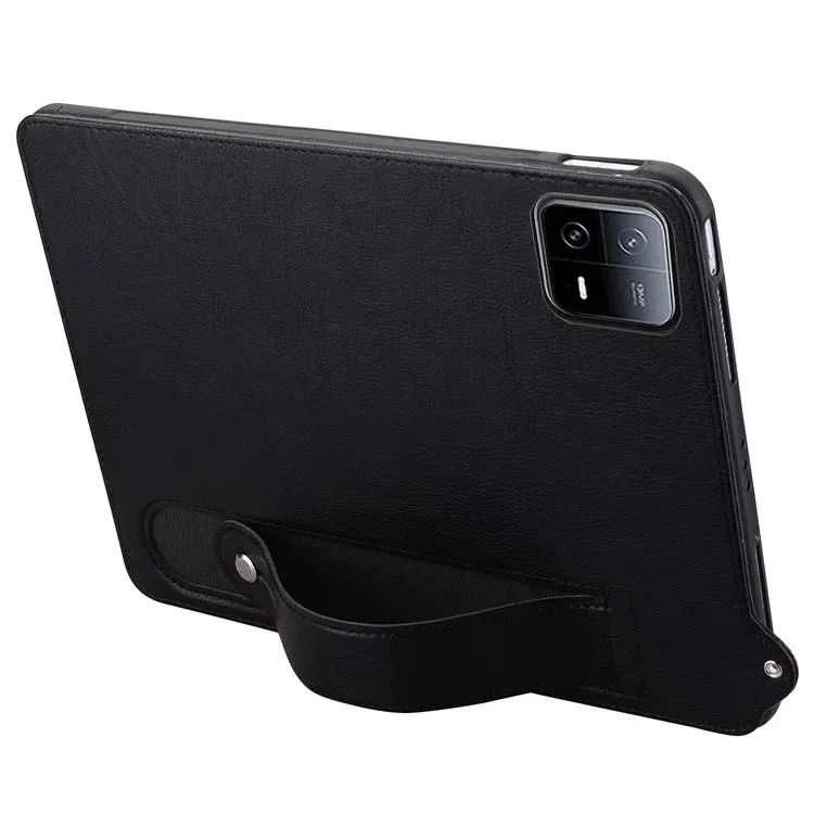 For Xiaomi Pad 6 / Pad 6 Pro Case Hand Strap Kickstand Leather Tablet Cover