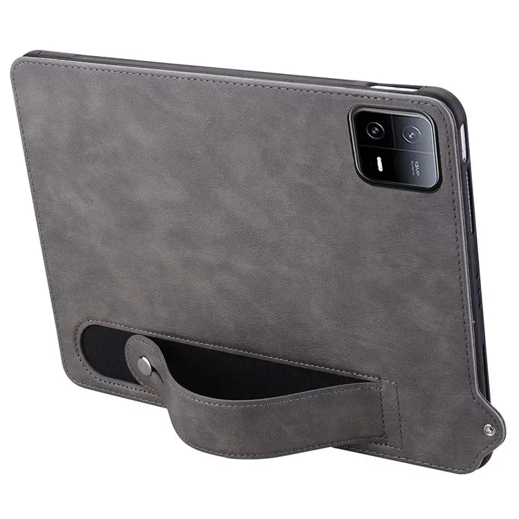 For Xiaomi Pad 6 / Pad 6 Pro Case Hand Strap Kickstand Leather Tablet Cover