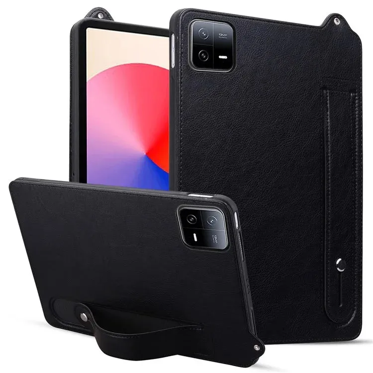 For Xiaomi Pad 6 / Pad 6 Pro Case Hand Strap Kickstand Leather Tablet Cover