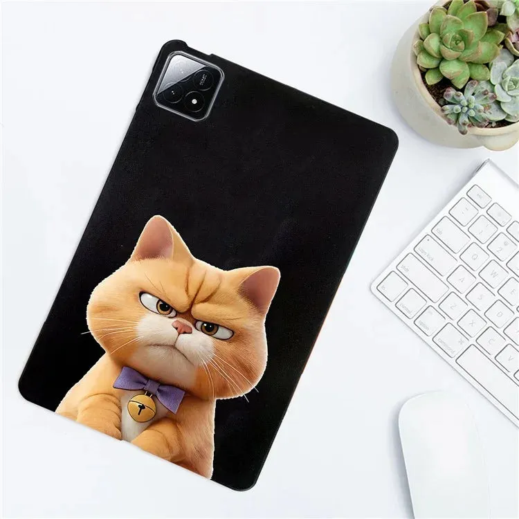 For Xiaomi Pad 6S Pro 12.4 Case Pattern Printing Slim TPU Tablet Protective Cover