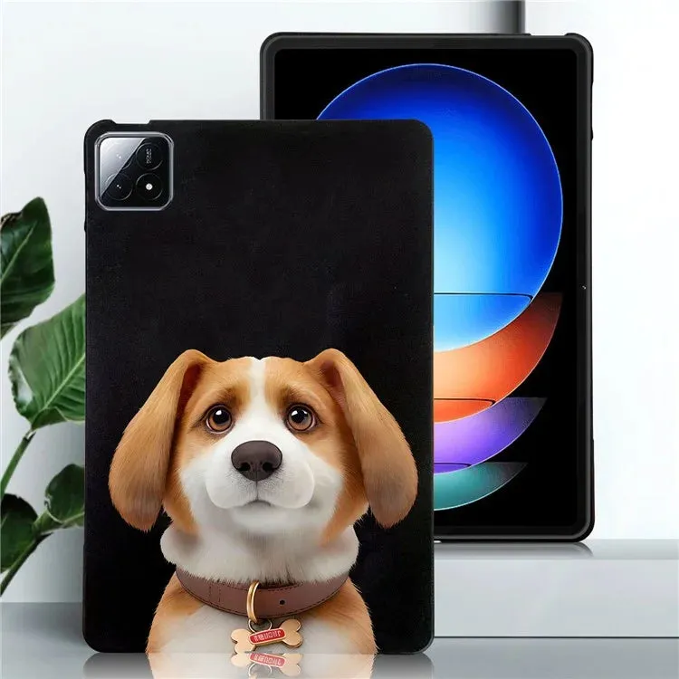 For Xiaomi Pad 6S Pro 12.4 Case Pattern Printing Slim TPU Tablet Protective Cover