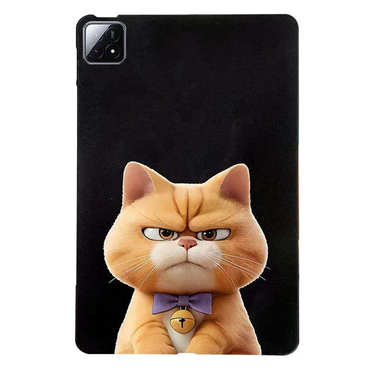 For Xiaomi Pad 6S Pro 12.4 Case Pattern Printing Slim TPU Tablet Protective Cover