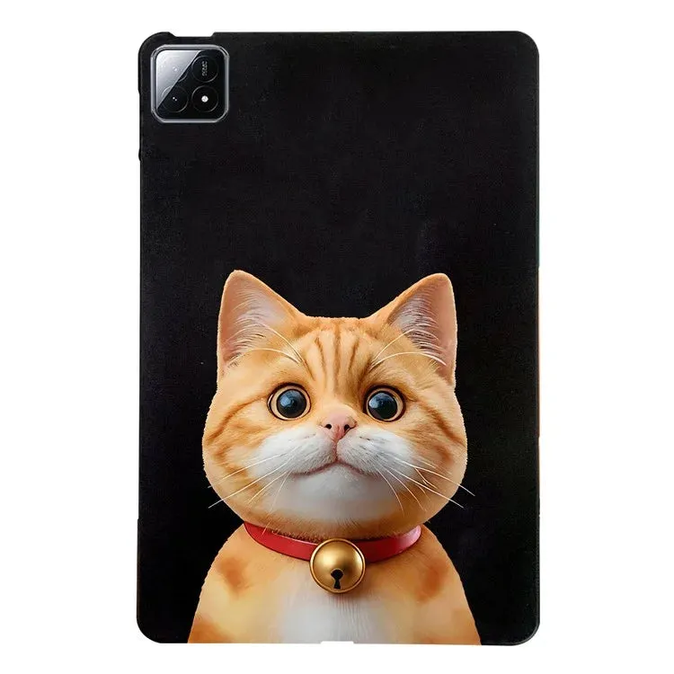 For Xiaomi Pad 6S Pro 12.4 Case Pattern Printing Slim TPU Tablet Protective Cover