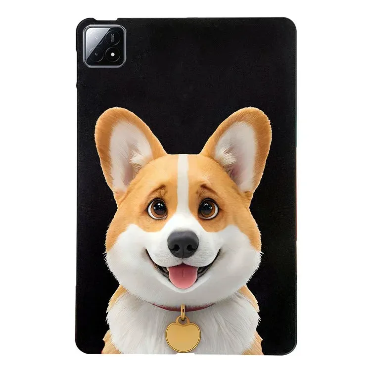 For Xiaomi Pad 6S Pro 12.4 Case Pattern Printing Slim TPU Tablet Protective Cover