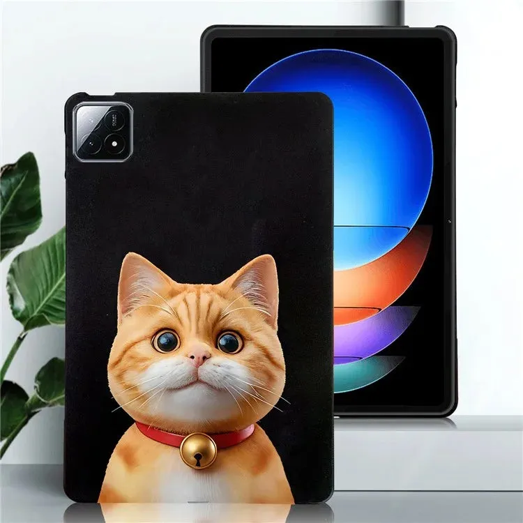 For Xiaomi Pad 6S Pro 12.4 Case Pattern Printing Slim TPU Tablet Protective Cover
