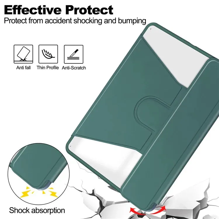 For Xiaomi Pad 7 Case 360° Rotary Stand PU Leather Acrylic Tablet Cover (Without Keyboard)