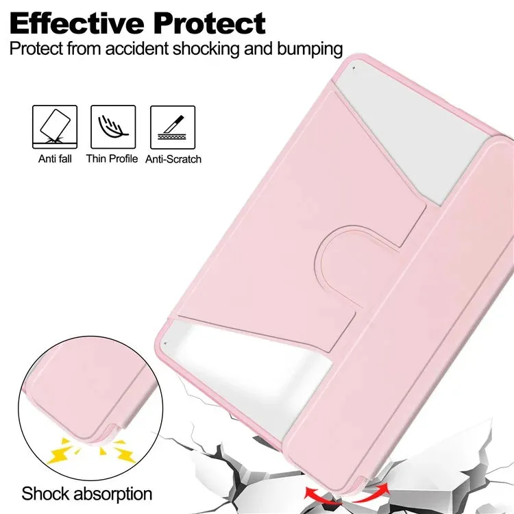 For Xiaomi Pad 7 Case 360° Rotary Stand PU Leather Acrylic Tablet Cover (Without Keyboard)