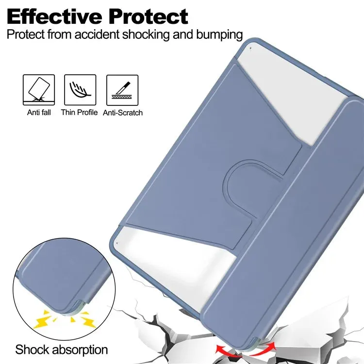 For Xiaomi Pad 7 Case 360° Rotary Stand PU Leather Acrylic Tablet Cover (Without Keyboard)