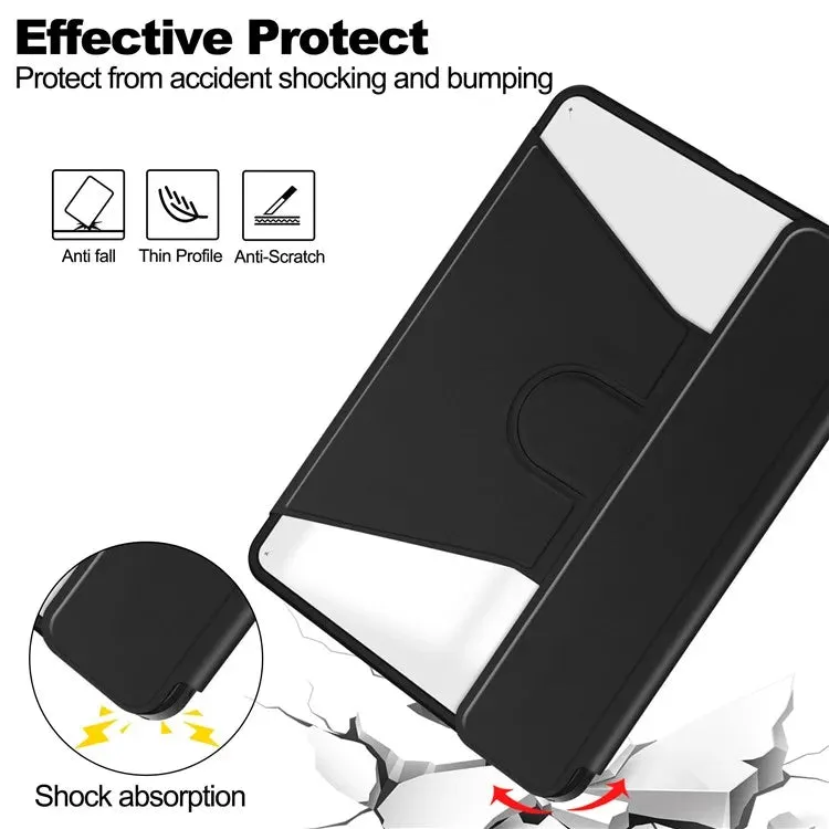 For Xiaomi Pad 7 Case 360° Rotary Stand PU Leather Acrylic Tablet Cover (Without Keyboard)