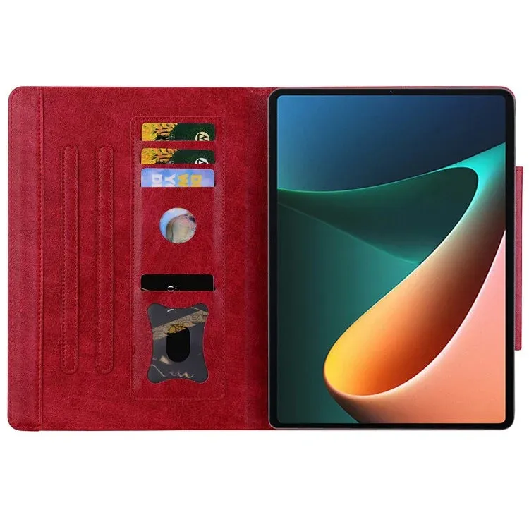For Xiaomi Pad 7 Case Cat Buckle Closure Leather Protective Stand Cover