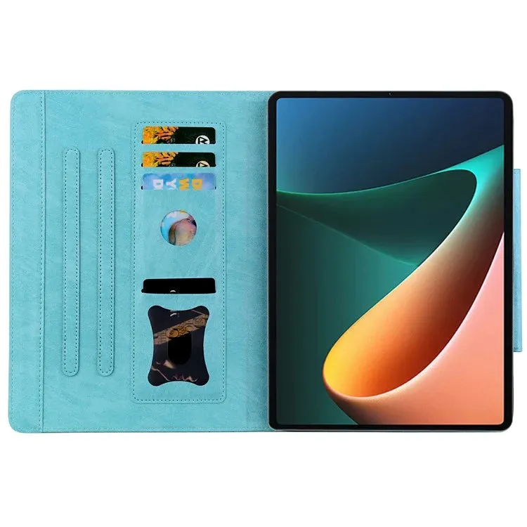 For Xiaomi Pad 7 Case Cat Buckle Closure Leather Protective Stand Cover