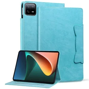 For Xiaomi Pad 7 Case Cat Buckle Closure Leather Protective Stand Cover