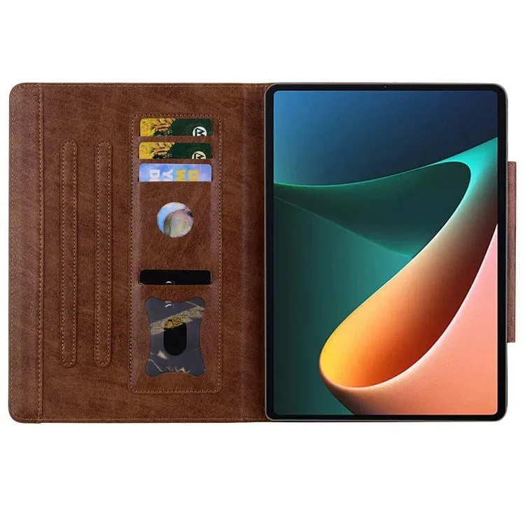 For Xiaomi Pad 7 Case Cat Buckle Closure Leather Protective Stand Cover