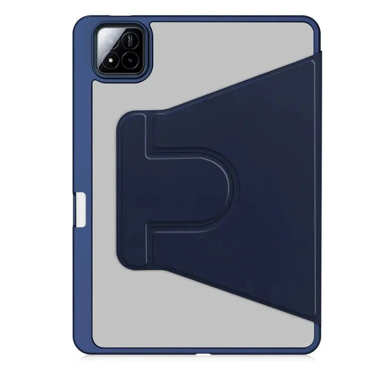 For Xiaomi Pad 7 Pro  /  Pad 7 Case 360° Rotary Stand PU Leather Acrylic Tablet Cover (Without Keyboard)