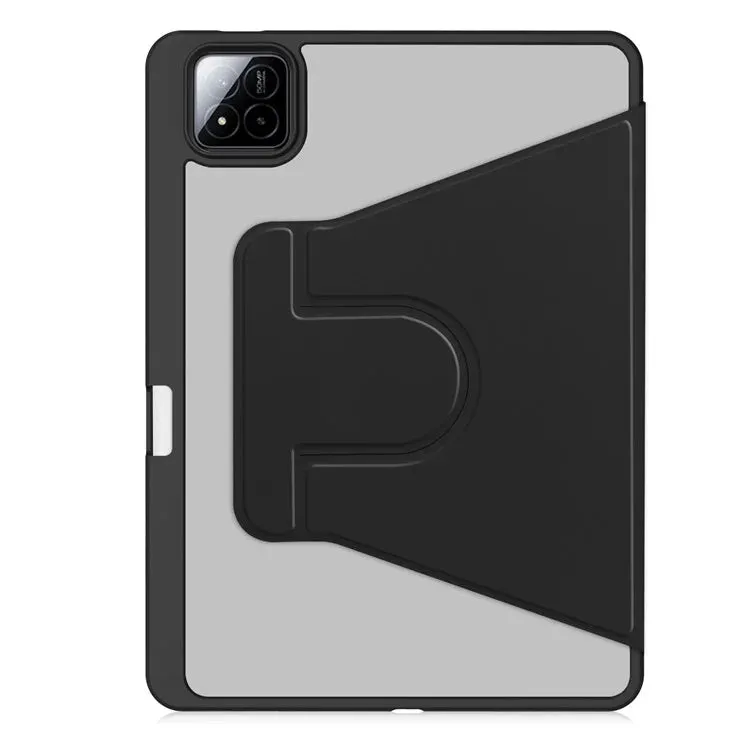 For Xiaomi Pad 7 Pro  /  Pad 7 Case 360° Rotary Stand PU Leather Acrylic Tablet Cover (Without Keyboard)