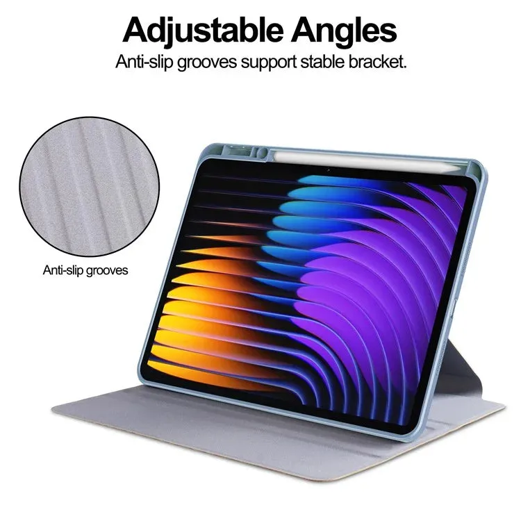 For Xiaomi Pad 7 Pro  /  Pad 7 Case 360° Rotary Stand PU Leather Acrylic Tablet Cover (Without Keyboard)