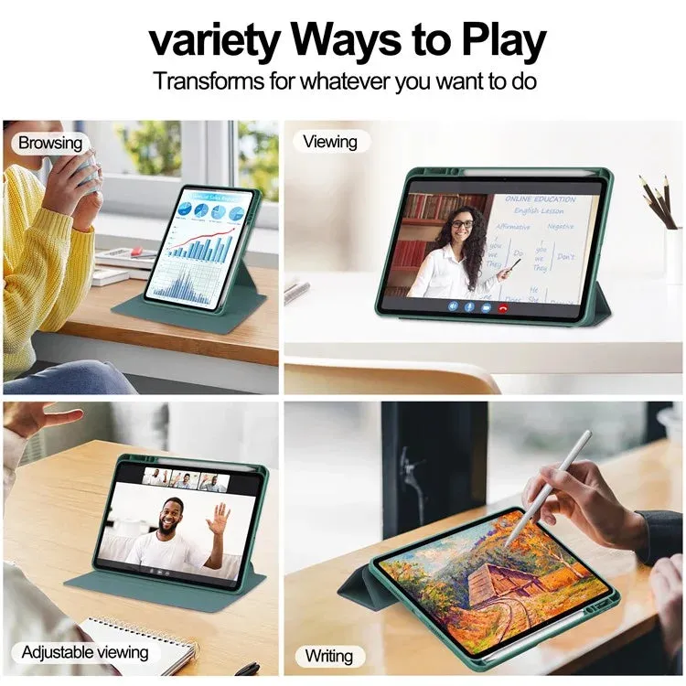 For Xiaomi Pad 7 Pro  /  Pad 7 Case 360° Rotary Stand PU Leather Acrylic Tablet Cover (Without Keyboard)