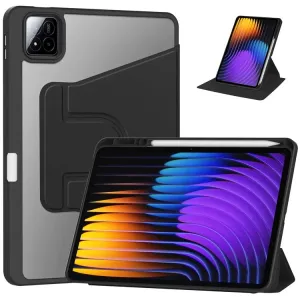 For Xiaomi Pad 7 Pro  /  Pad 7 Case 360° Rotary Stand PU Leather Acrylic Tablet Cover (Without Keyboard)