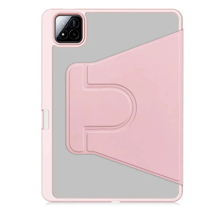 For Xiaomi Pad 7 Pro  /  Pad 7 Case 360° Rotary Stand PU Leather Acrylic Tablet Cover (Without Keyboard)