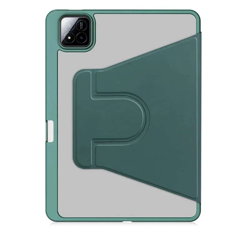 For Xiaomi Pad 7 Pro  /  Pad 7 Case 360° Rotary Stand PU Leather Acrylic Tablet Cover (Without Keyboard)