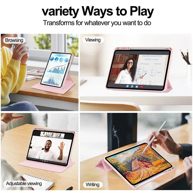 For Xiaomi Pad 7 Pro  /  Pad 7 Case 360° Rotary Stand PU Leather Acrylic Tablet Cover (Without Keyboard)