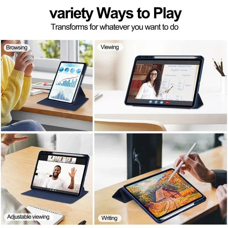 For Xiaomi Pad 7 Pro  /  Pad 7 Case 360° Rotary Stand PU Leather Acrylic Tablet Cover (Without Keyboard)