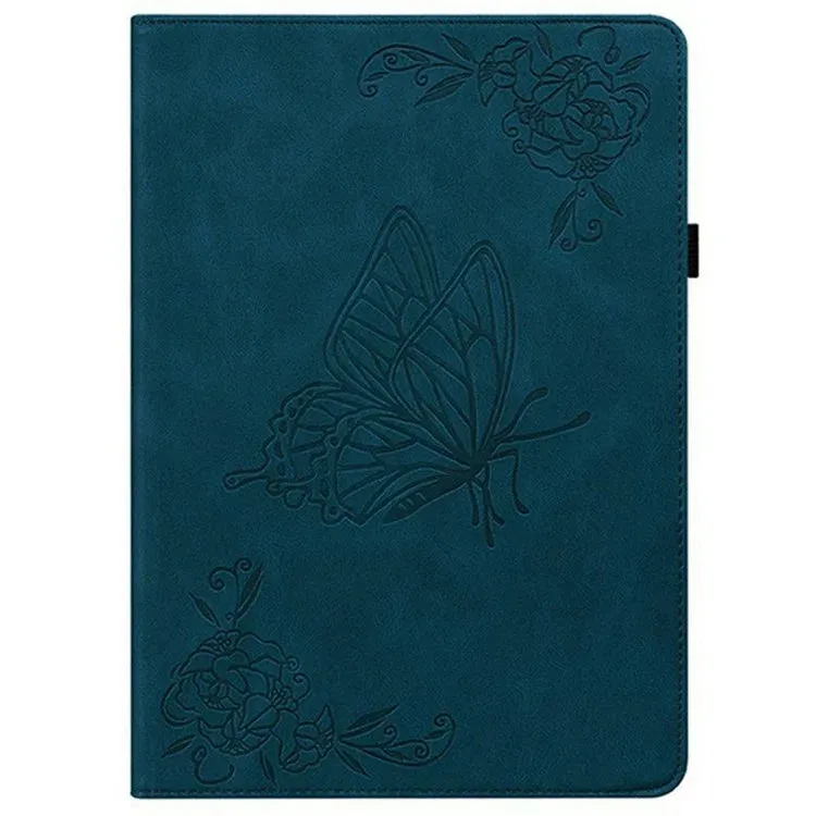 For Xiaomi Pad 7 Pro  /  Pad 7 Case Butterfly Flower Imprint PU Leather Tablet Cover with Card Slots