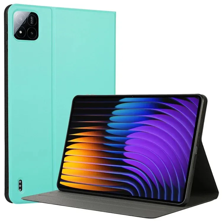 For Xiaomi Pad 7 Pro / Pad 7 Case PU Leather Folding Stand Tablet Protective Cover
